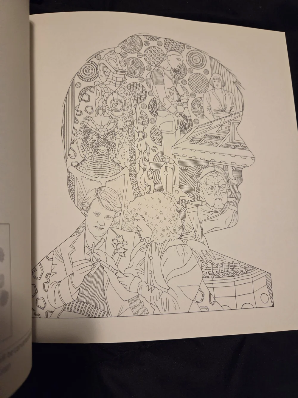Doctor Who Coloring Book - Blue TARDIS Design - Picture 2 of 3